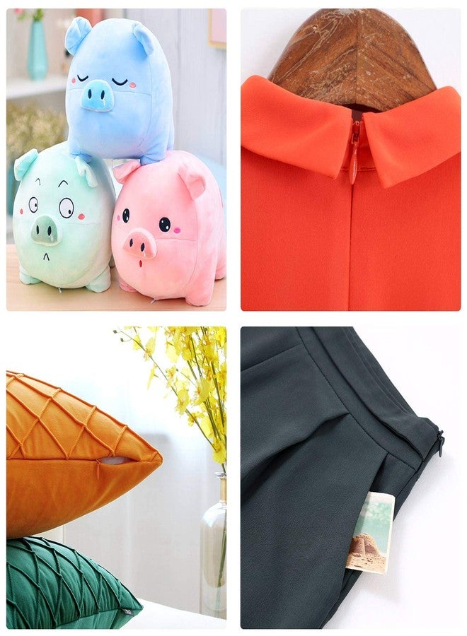 GEMSY مجموعة سحابات نايلون مخفية متعددة الألوان من Gemsy، مقاس 8 بوصات، 25 سحابًا، مثالية للخياطة، والتطريز، وصناعة الملابس والحقائب والمنسوجات المنزلية - إكسسوارات حرفية للخياطين والحرفيين - Image 4